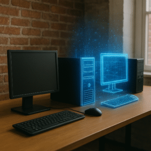 desktop virtualization concept